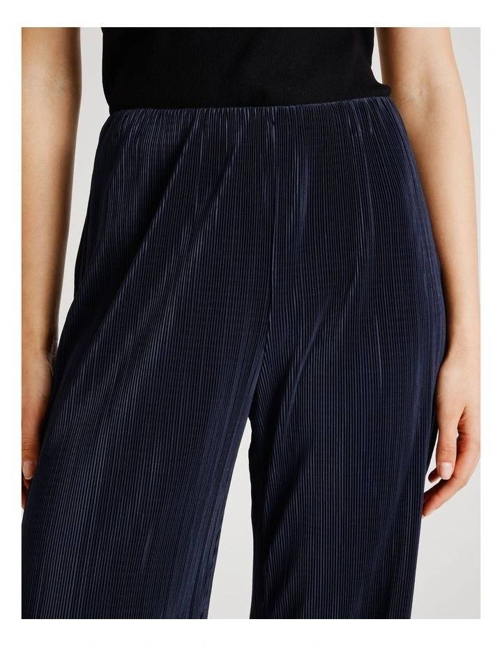 Calvin Klein Plissé Pull‑On Pants – Blue – Size XL – NWT – $49