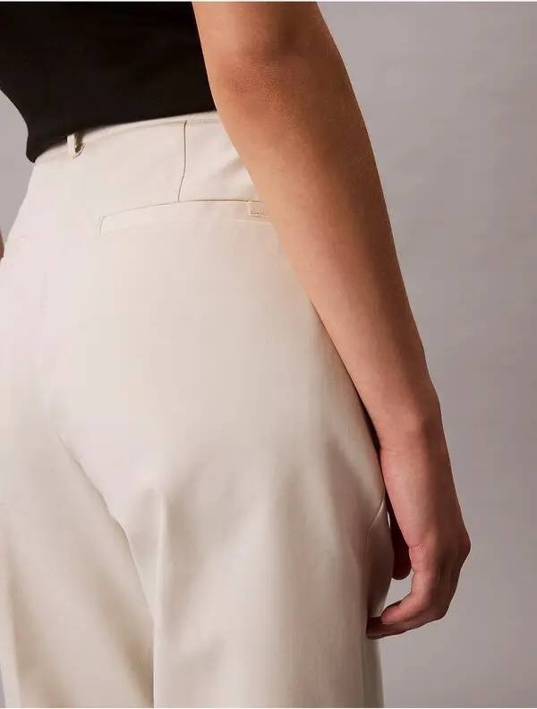 Calvin Klein Straight‑Fit Chino Pants Tofu Size 2 NWT Cotton‑Stretch MSRP$99