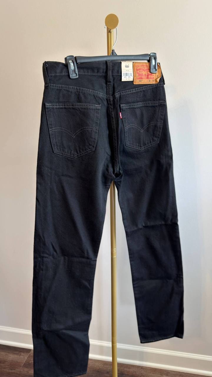 Levi’s 501 Original Fit Jeans Black Men’s 30x32 NWT $138