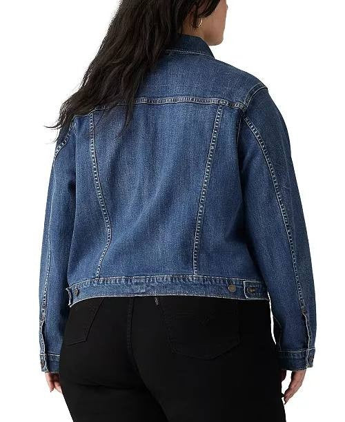 Levi’s Plus Size Original Denim Trucker Jacket Blue 1X NWOT $89.95