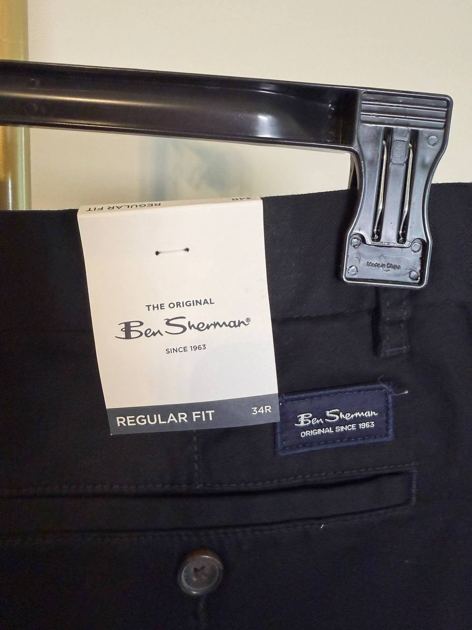 Ben Sherman Signature Chino Short Black 34 NWT $120