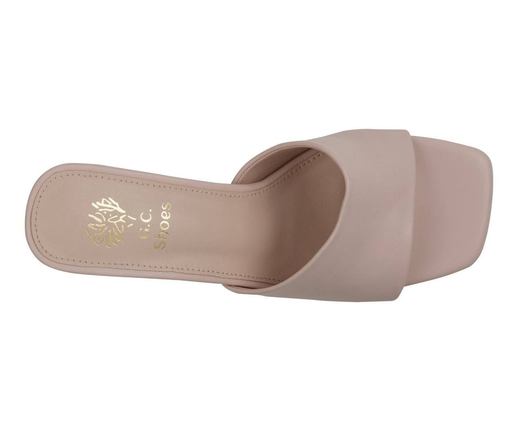 G.C. Shoes Soho Sandals 7.5 Nude Vegan Leather NIB [minor flaw] msrp$59.99