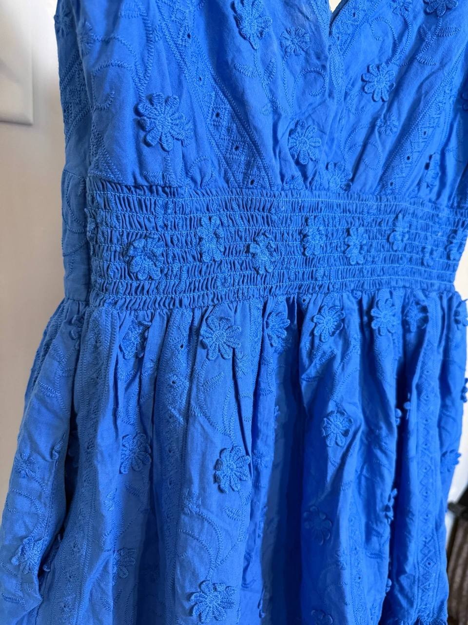 Taylor Floral Mini Dress – Blue-Size 8 – NWT