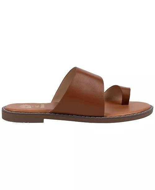 GC  Shoes  Florence  Toe  Loop  Flat  Sandals  Tan  10  NWT  $55