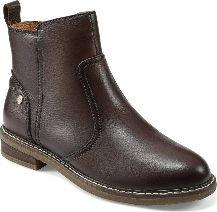 Easy Spirit Juna Leather Bootie Dark Brown Women’s 11M NWB $139