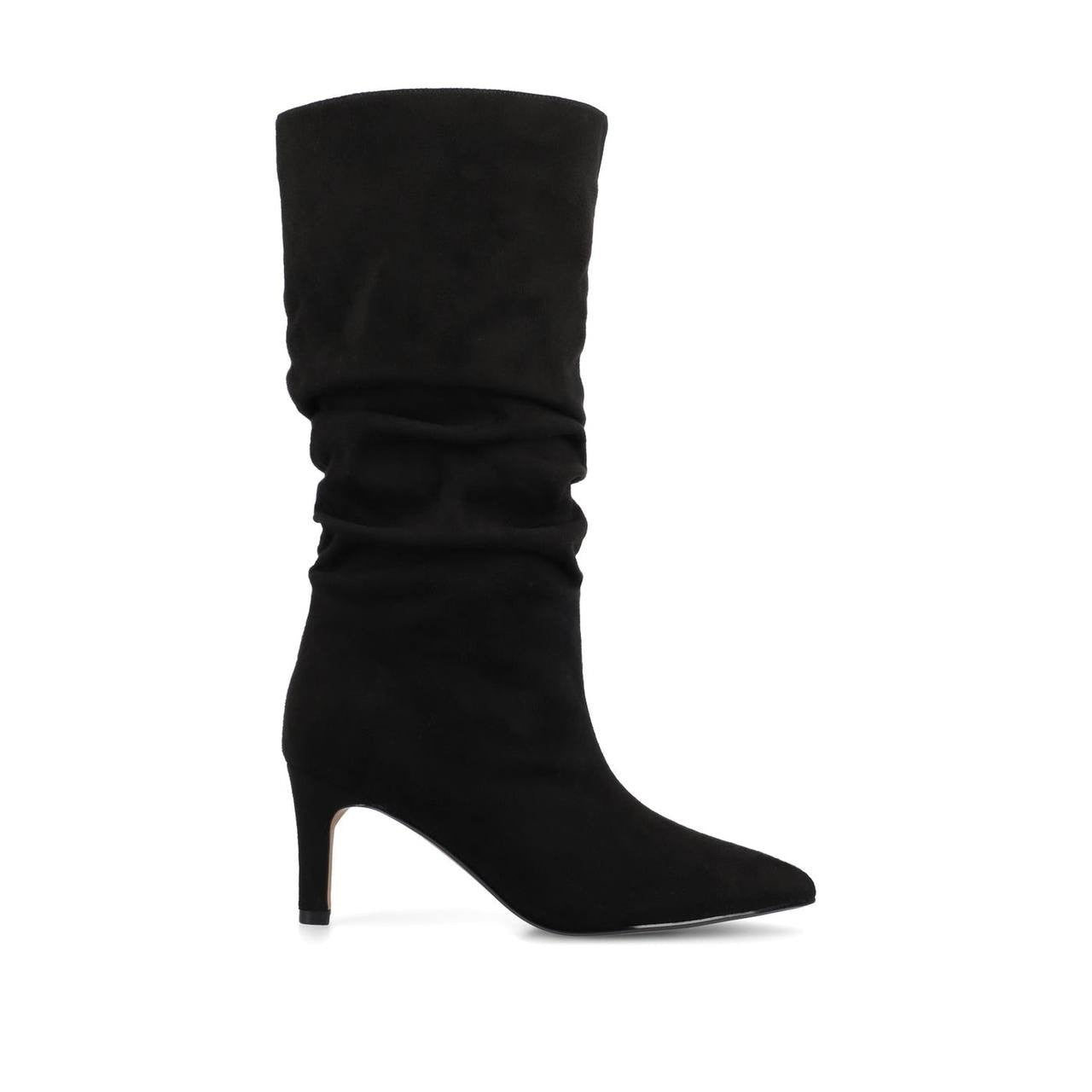 Journee Collection Sonnet Slouchy Extra Wide Calf Boots Black 7M NWB $79.99