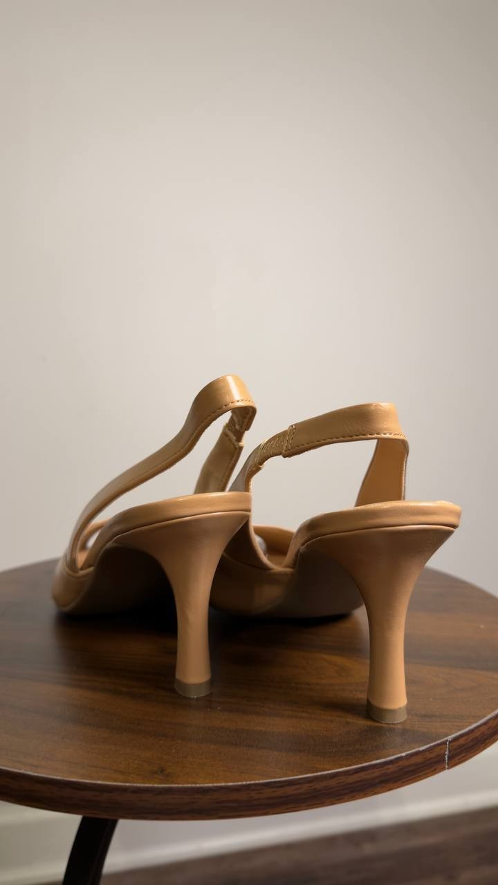 Anne  Klein  Pumps  Tan  Crinkle  8.5M  New  $95