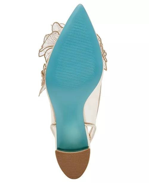 Betsey  Johnson  Petra   Gold  Mesh  6  New  in  Box  $129