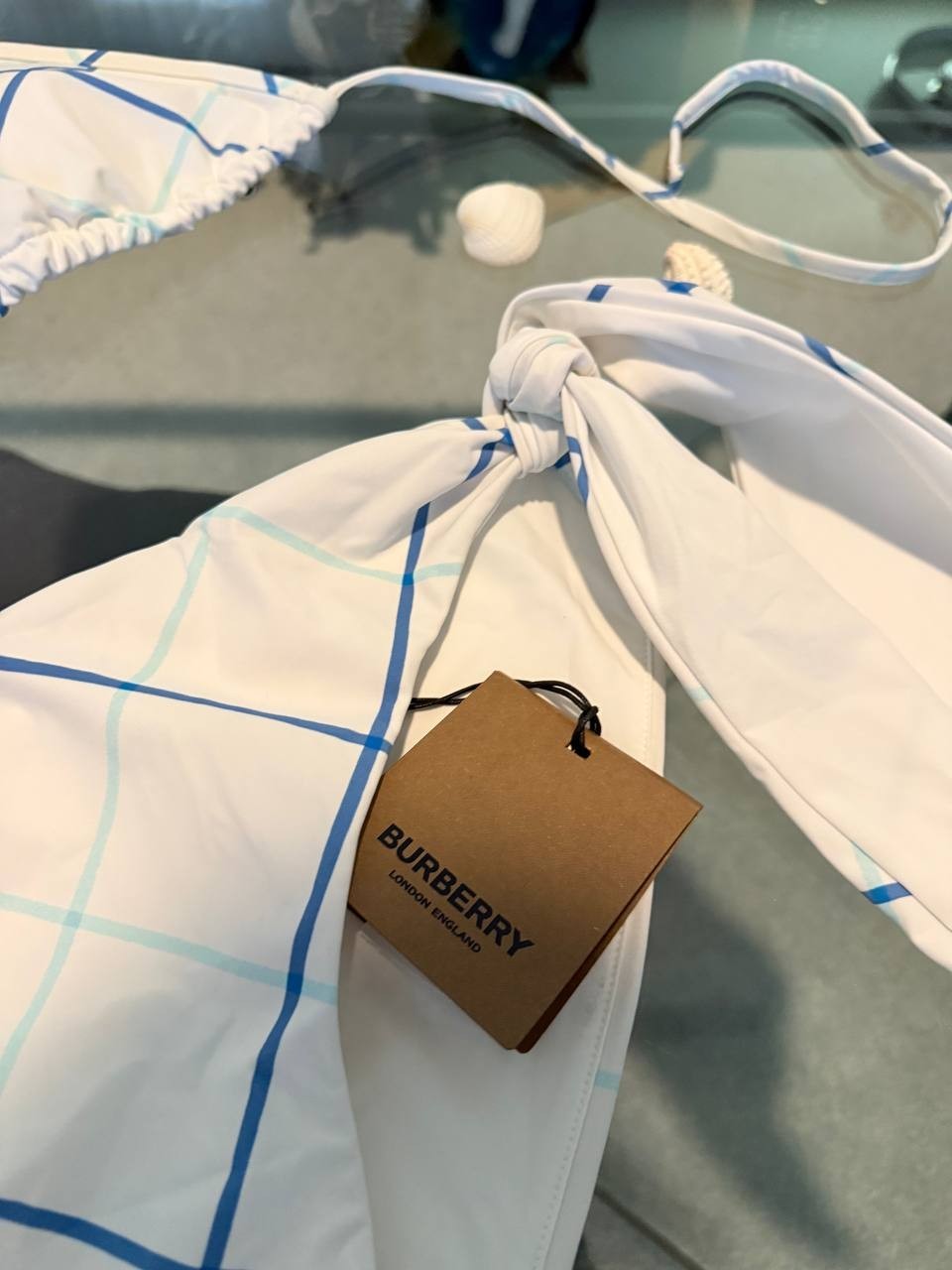Burberry White Bikini Women’s Size M NWT $590 – Luxe Designer Swimwear