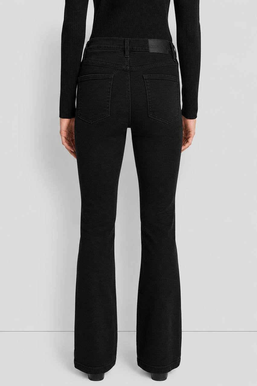 DKNY Jeans Williamsburg High‑Rise Flare Tarmac 25 NWT $79