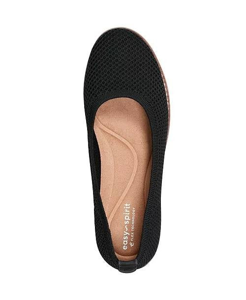 Easy  Spirit  Slip On Flats  Black  7M  New  $89