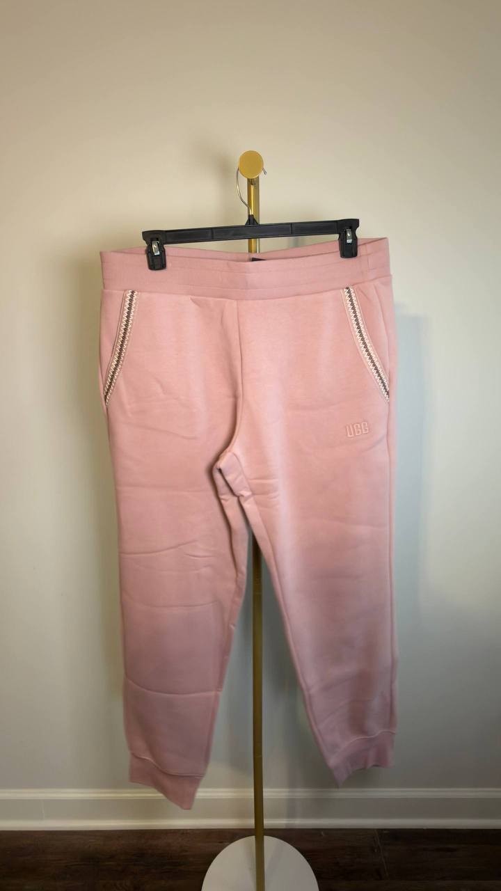 UGG Tasman Jogger Pants Dusty Rose XL Unisex NWT $98