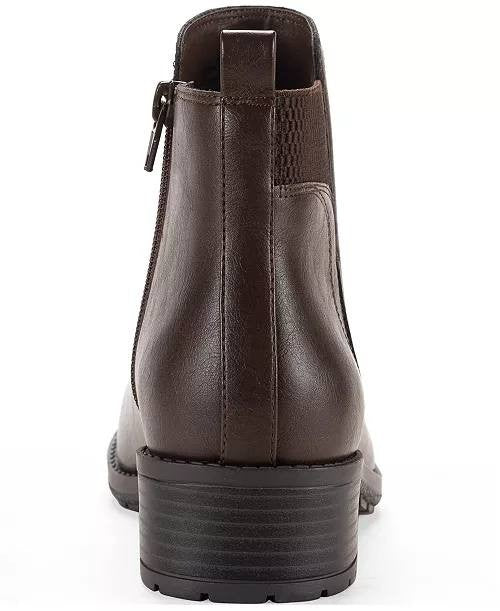 Style&Co Dark Roast Man‑Made Lug Booties 7.5M New in Box MSRP $69.90