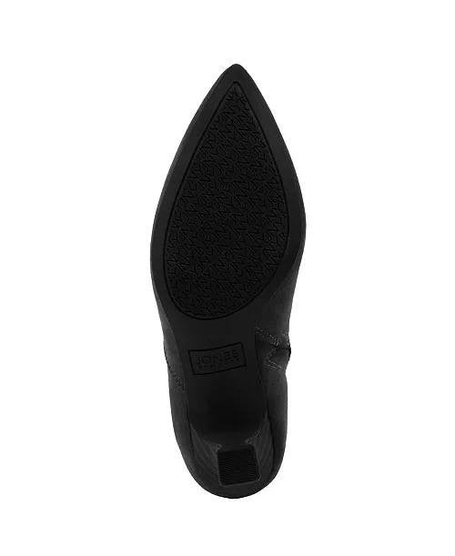 Jones New York Black Microsuede Dress Booties 7.5M New in Box MSRP $89.50