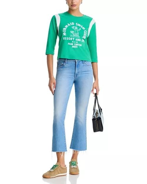 MOTHER Better Half Mermaid Swim Club Tee Green S NWT $148