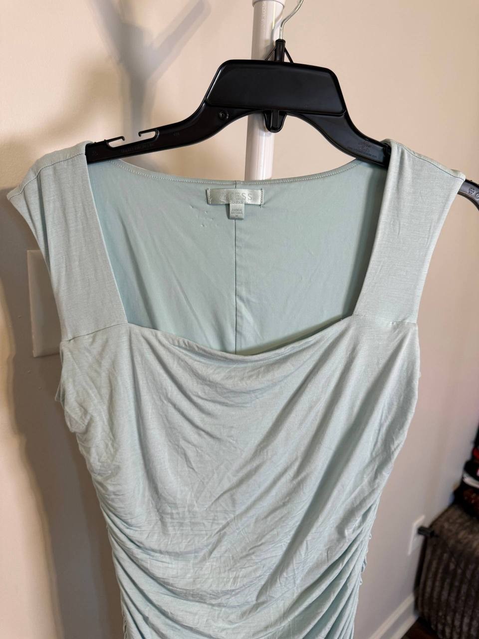 GUESS Nathaly Ruched Bodycon Dress – Size M – NWOT – $108 – Minor Flaw