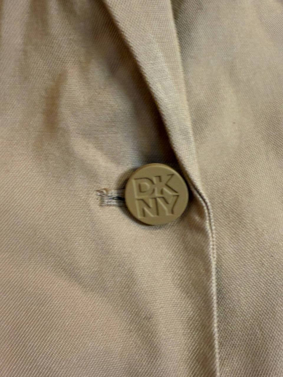 DKNY Notched‑Collar One‑Button Blazer – 10 – NWT – $159
