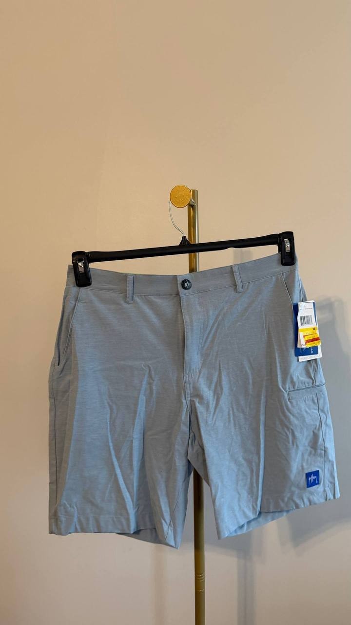 Guy Harvey Men’s Performance 4‑Way Stretch Hybrid Shorts Blue 32 $65 NWT