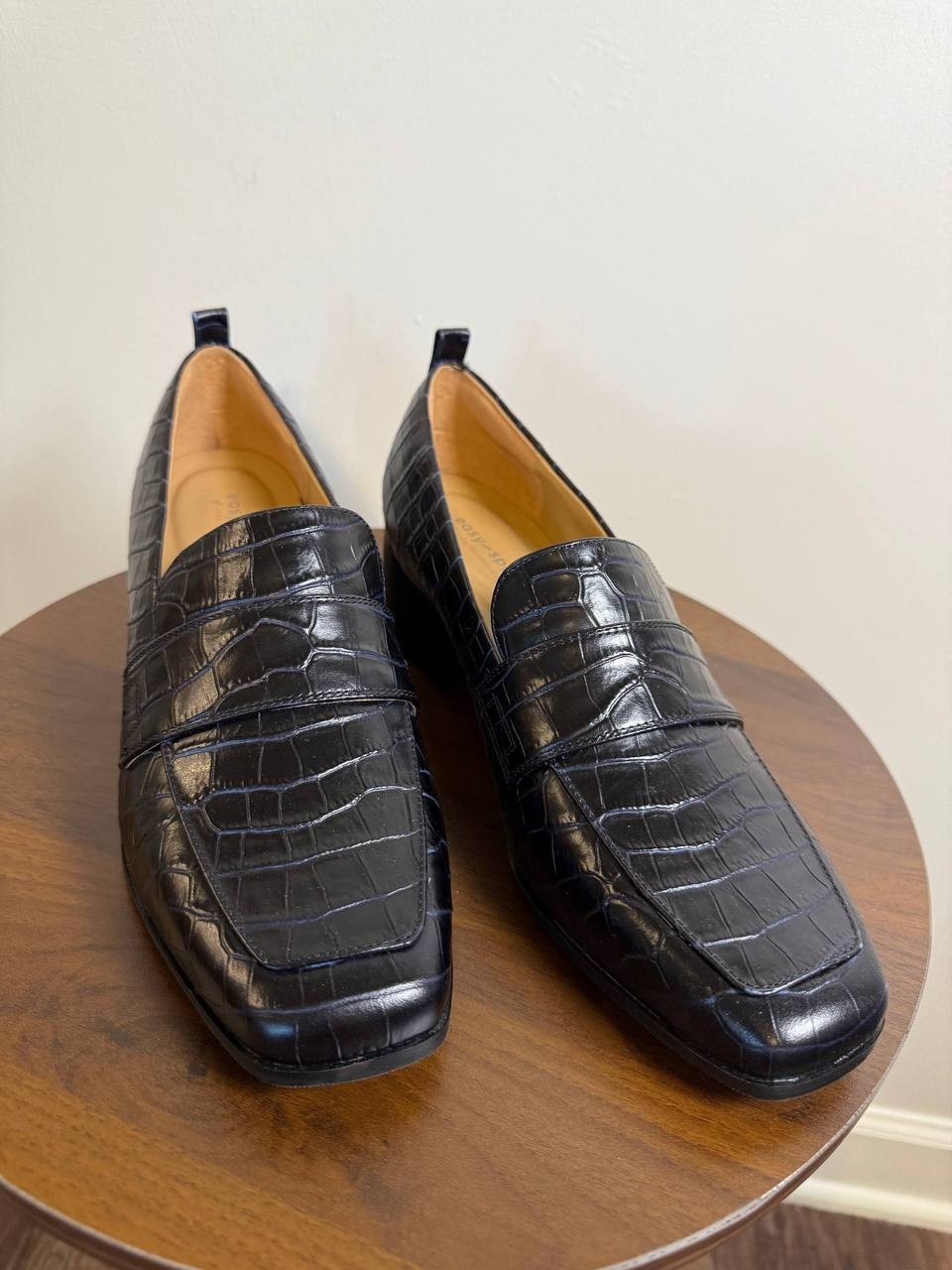 Easy Spirit Women’s Darlene EFlex Block Heel Loafers – Black – 8.5M – New in Box