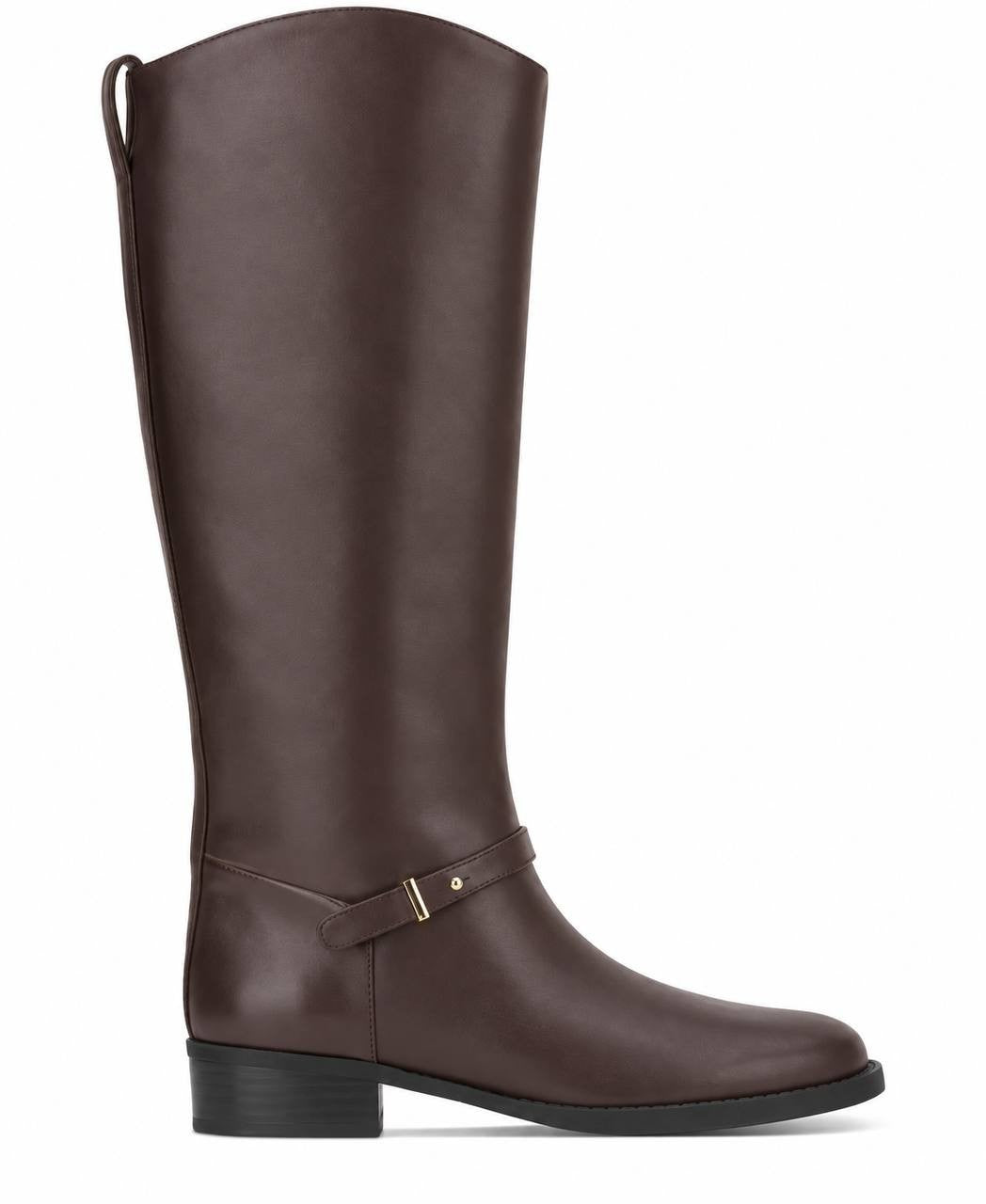 On  34th  Firesse  Riding  Boots  Chocolate  Leather  10M  New  No  Box