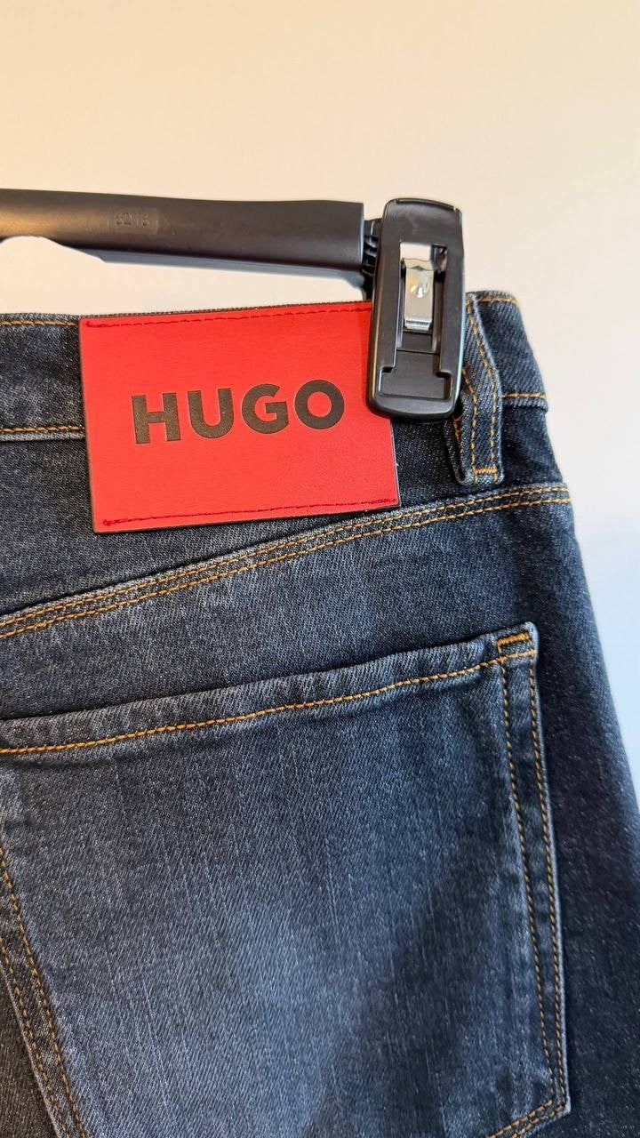 Hugo by Hugo Boss Men’s Extra‑Slim‑Fit Stretch Jeans Black‑Black 32x32 $119 NWT