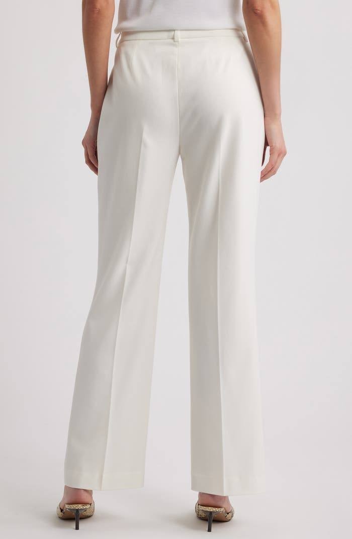 Tahari Bird‑Eye Straight‑Leg Pants – Size 16 – NWT – $99