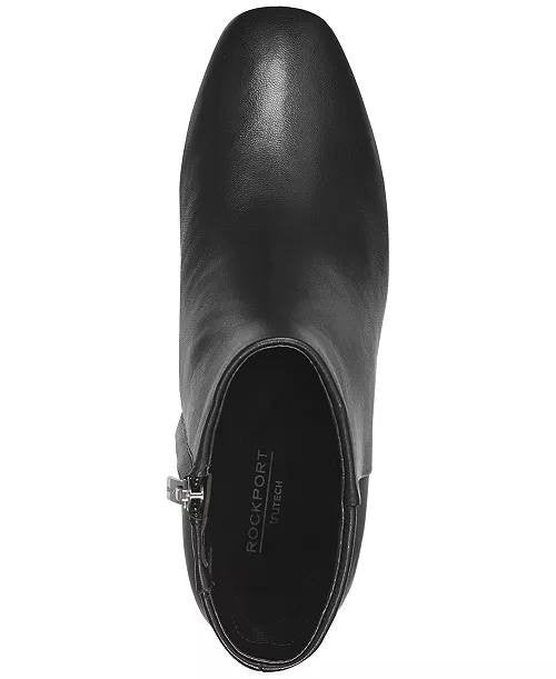 Rockport Women’s Block Heel Booties – Size 9M – Black – New in Box – MSRP $169