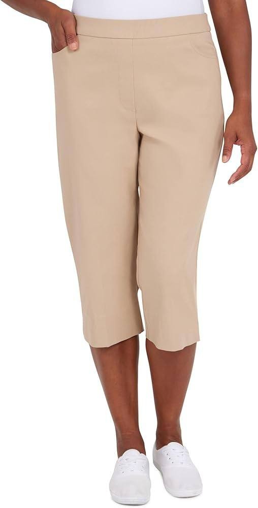 Alfred Dunner Women’s Classic Allure Stretch Pants White Size 8P NWT $49.50