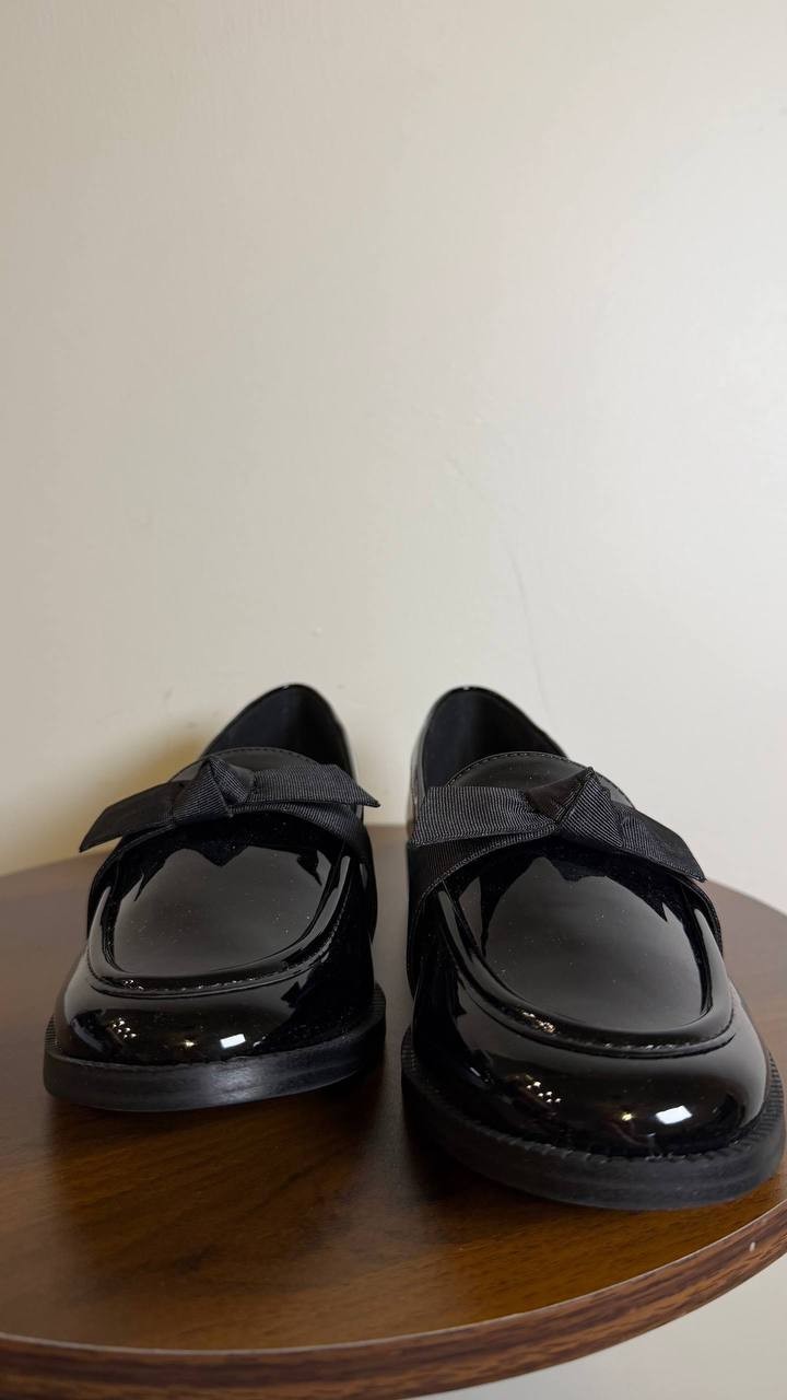 On•34th Women’s Bow Loafers 6.5M Black Man-Made – New in Box MSRP $69.90