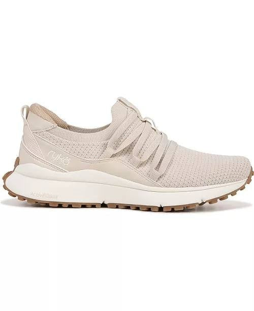 Ryka Jumpstart Sneakers 8.5W Beige Slip‑On Knit Walking Shoe NIB msrp$99.99