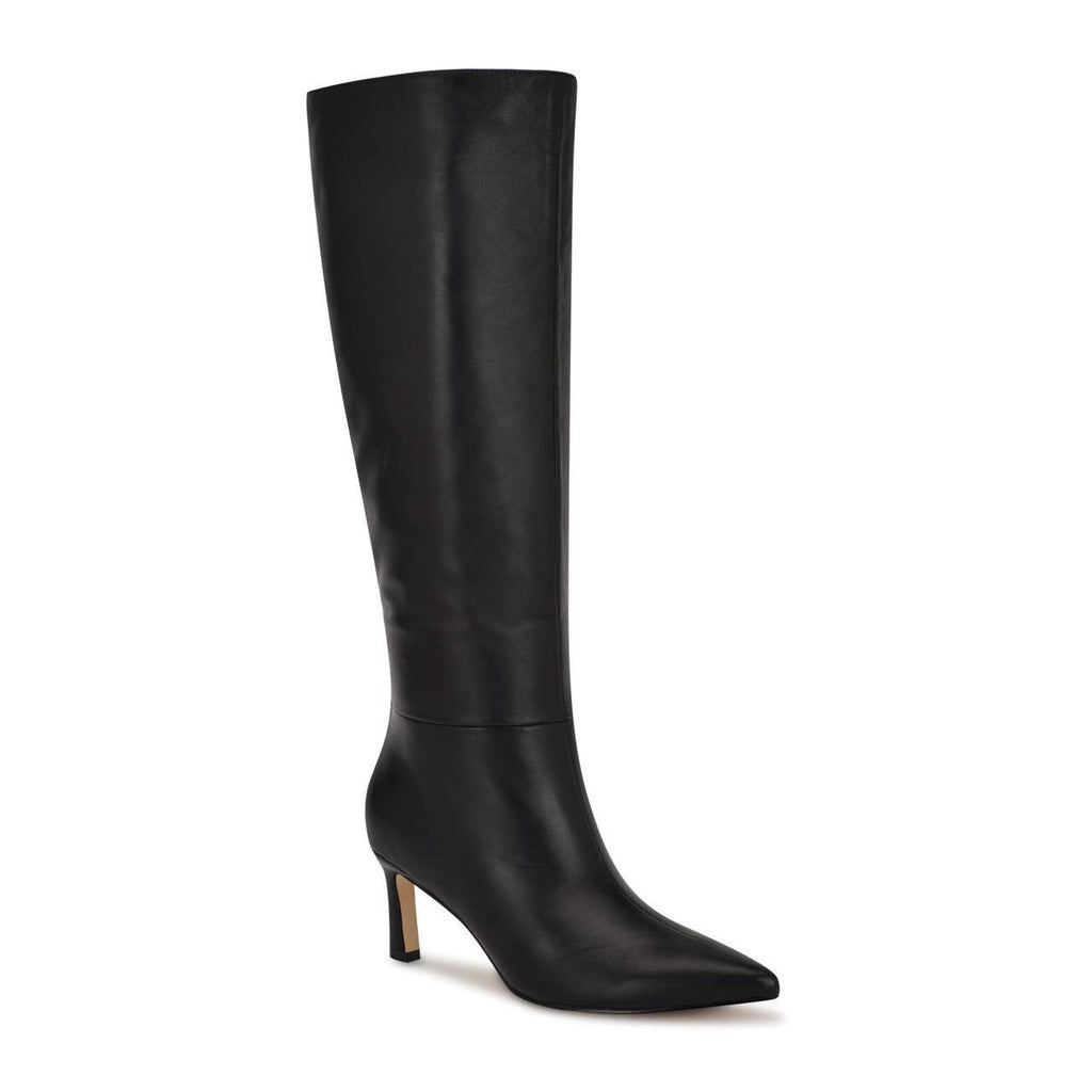 Nine West – Lorthey Dress Boots – Black – 6.5M – Leather – NWB