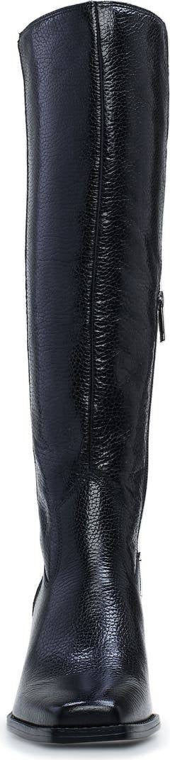 Vince Camuto Sangeti Knee‑High Leather Boots Black Women’s 6M NWB $239