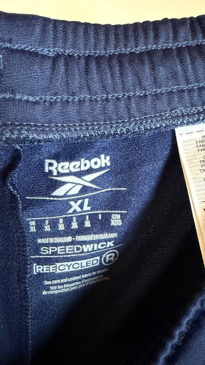 Reebok Pull-On Drawstring Tricot Pants Navy Size XL NWT $45