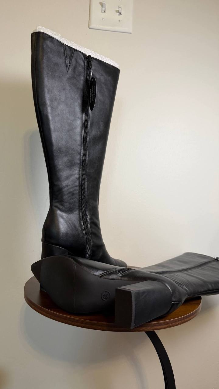 Wild Pair Islah Boots 6.5M Black Beauty Knee‑High New In Box msrp$99.90