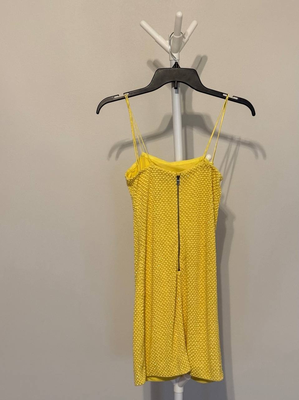 Alice + Olivia Yellow Embellished Dress Size 0 NWT – Minor Flaw MSRP 595$