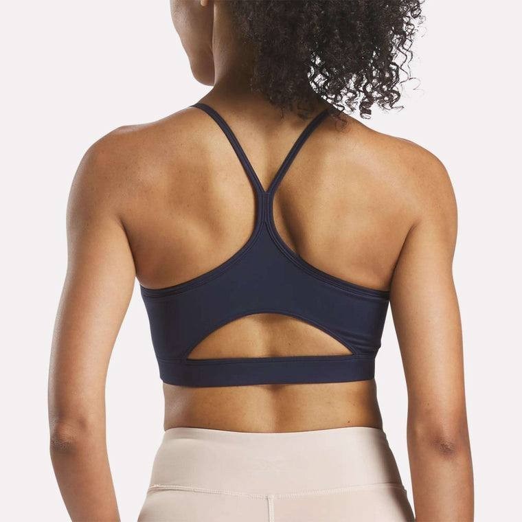 Reebok Women’s Core Strappy Bra Medium Support Navy $35 NWT