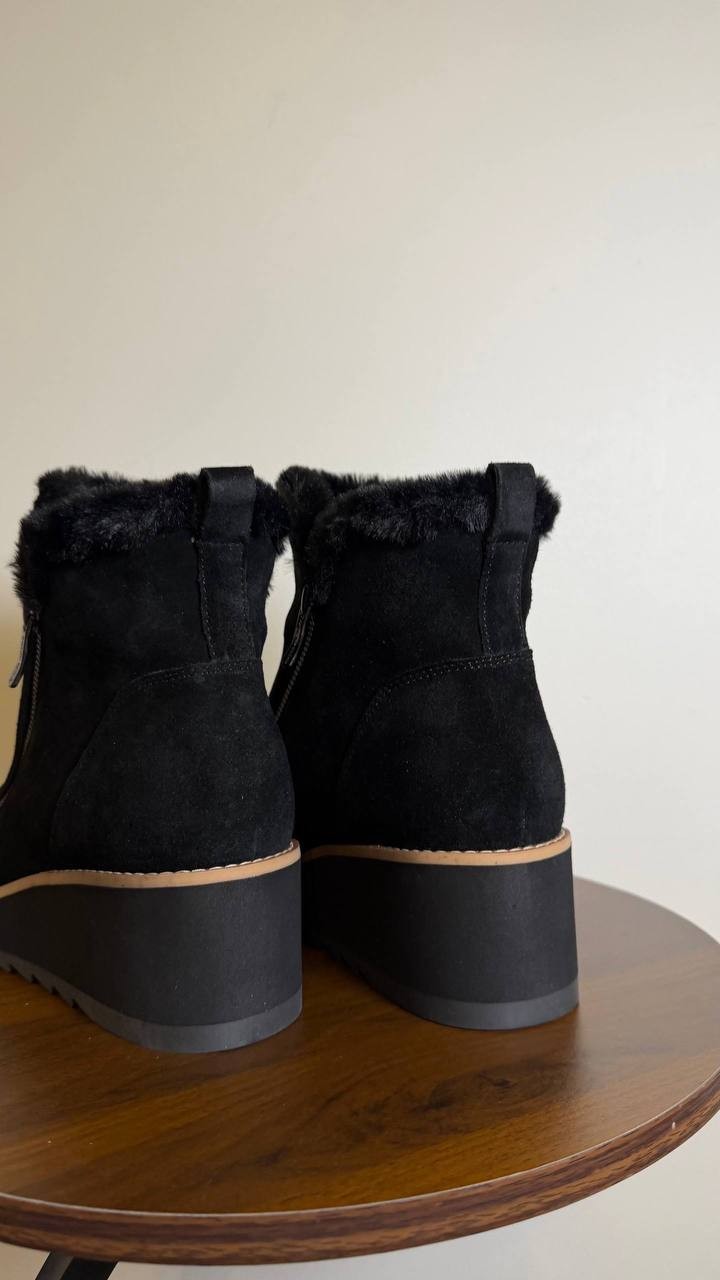 Easy Spirit Ankle Booties 9M Black Suede Comfort New in Box