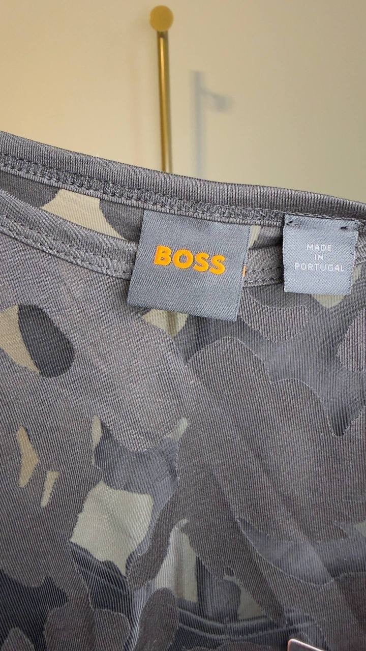 BOSS Orange Floral Lace Top Black XL NWT $99