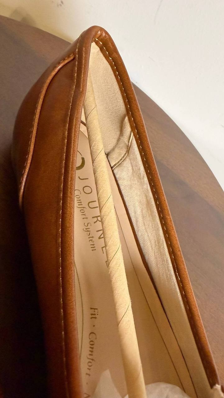 Journee Cognac Ballet Flats 7WD NIB MSRP $79