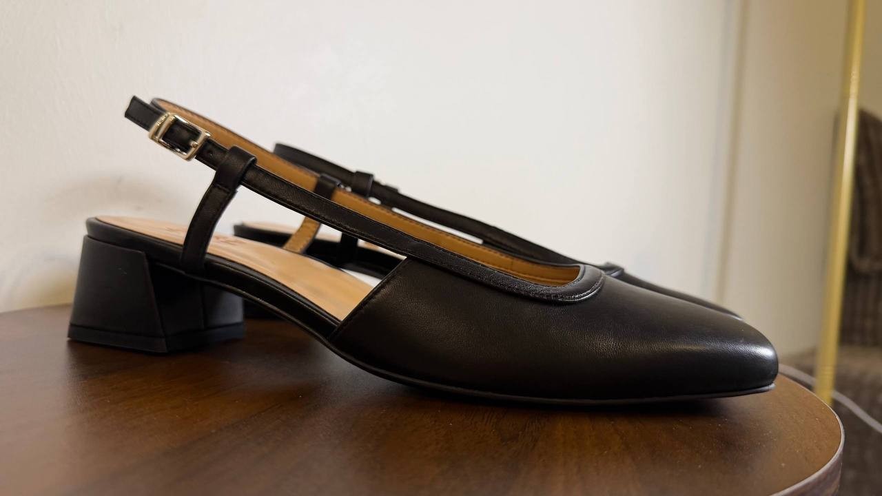 Naturalizer Helena Slingback Pumps 8W Black Heels New in Box