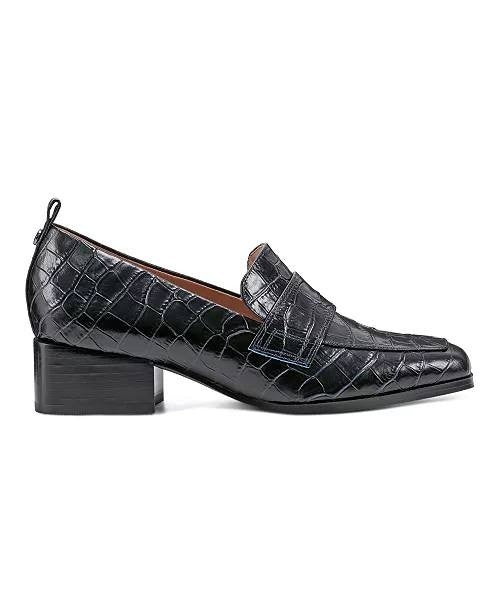 Easy Spirit Women’s Darlene EFlex Block Heel Loafers – Black – 8.5M – New in Box
