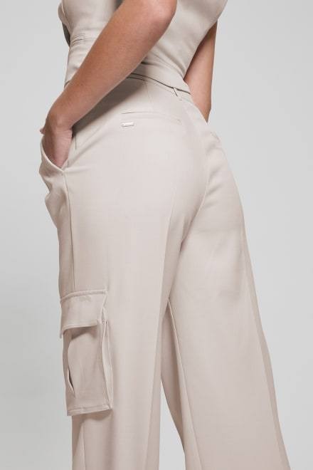 Guess Eco Matea Perfect Cargo Pants Muted Stone Multi Beige Size XLx32 NWT $148