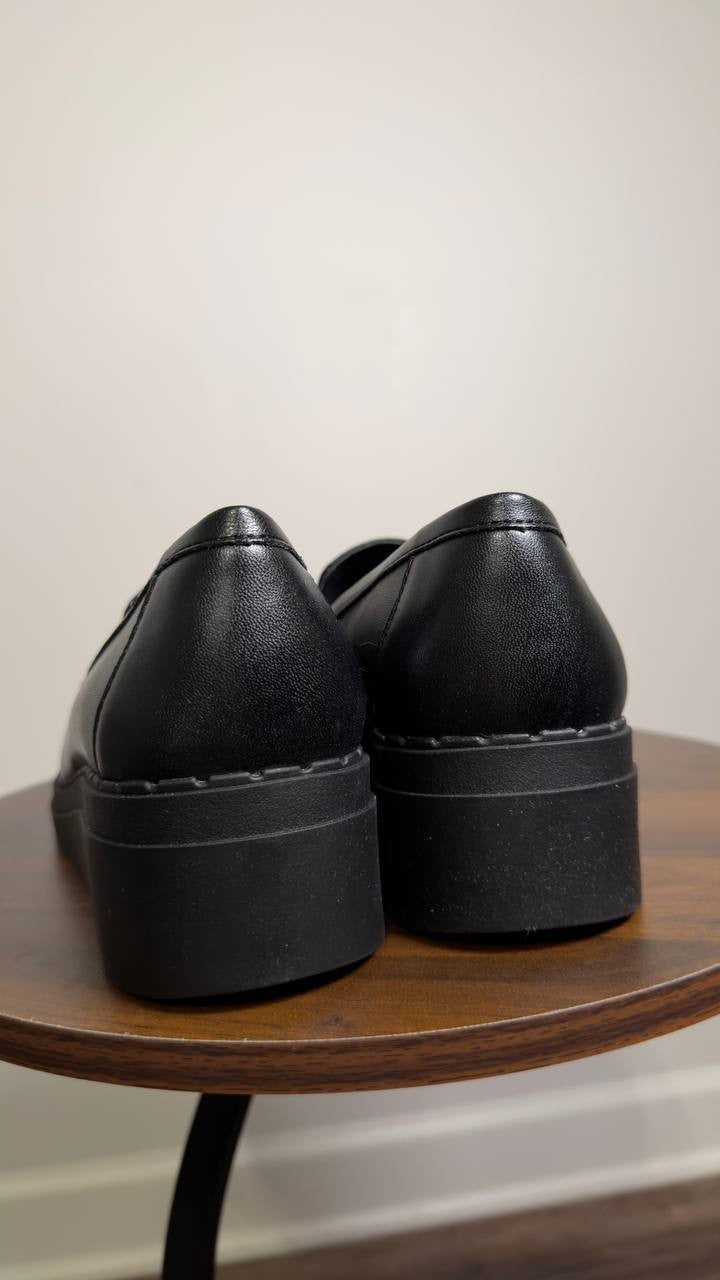 Life  Stride  Wedge  Loafers  Black  10  W  New  $67.50