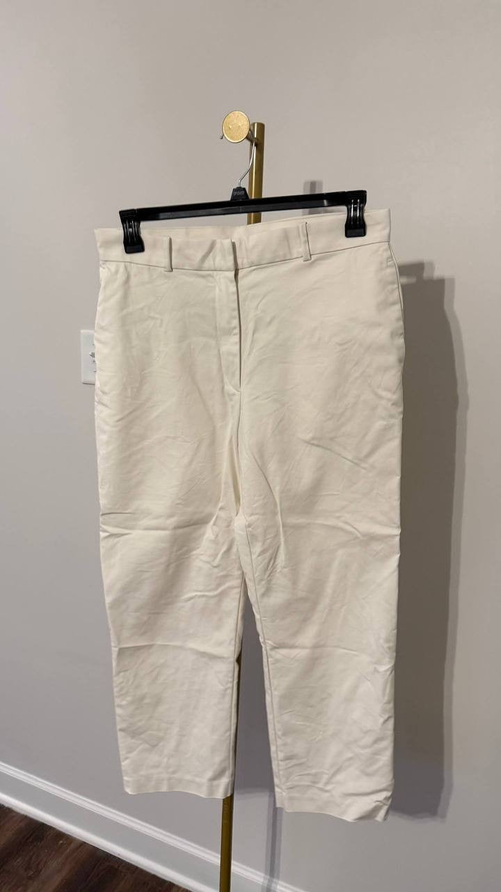 Calvin Klein Ivory Tailored Dress Pants Size 12 Good Condition Women's Trousers