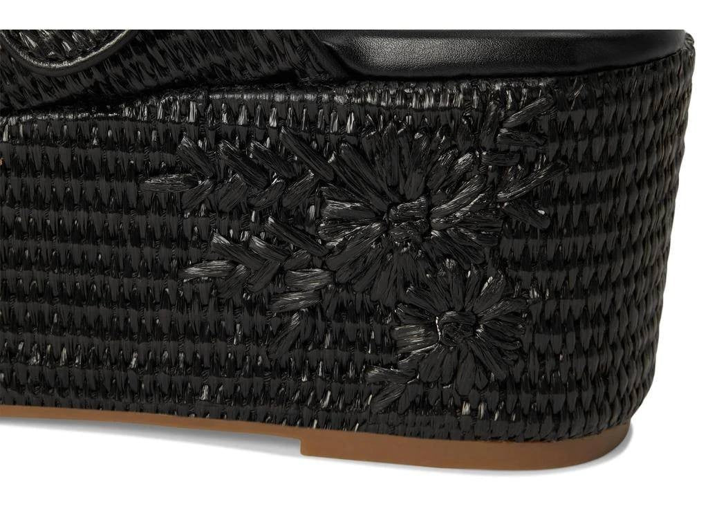 Marc Fisher Black Wedge Sandals 9M New in Box MSRP $150