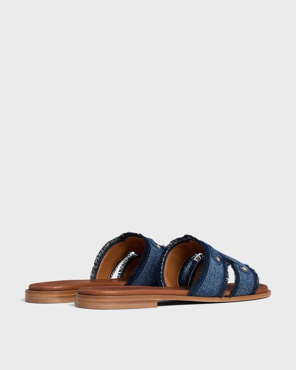 Celine Marina Mule Denim  Cotton 39 Pre‑owned Excellent