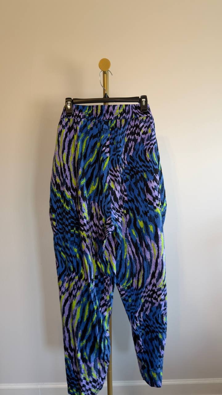 Nina Parker Plus Size Printed Wide-Leg Pants Abstract Animal 2X NWT $79