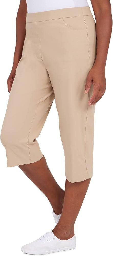 Alfred Dunner Women’s Classic Allure Stretch Pants White Size 8P NWT $49.50
