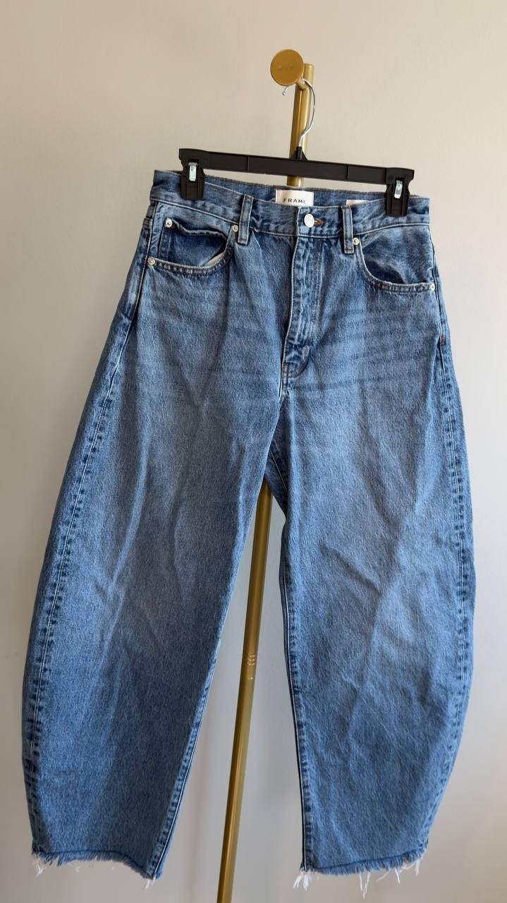 FRAME The Bubble Crop Jeans Rapture Ra 27 NWT $298