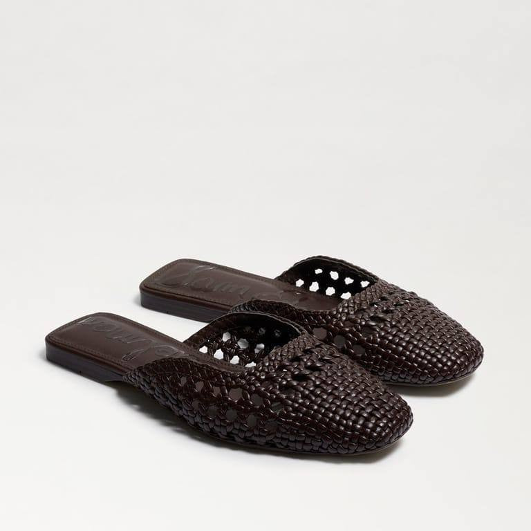 Sam Edelman Slide Mules Dark Brown 7 M New $140.00